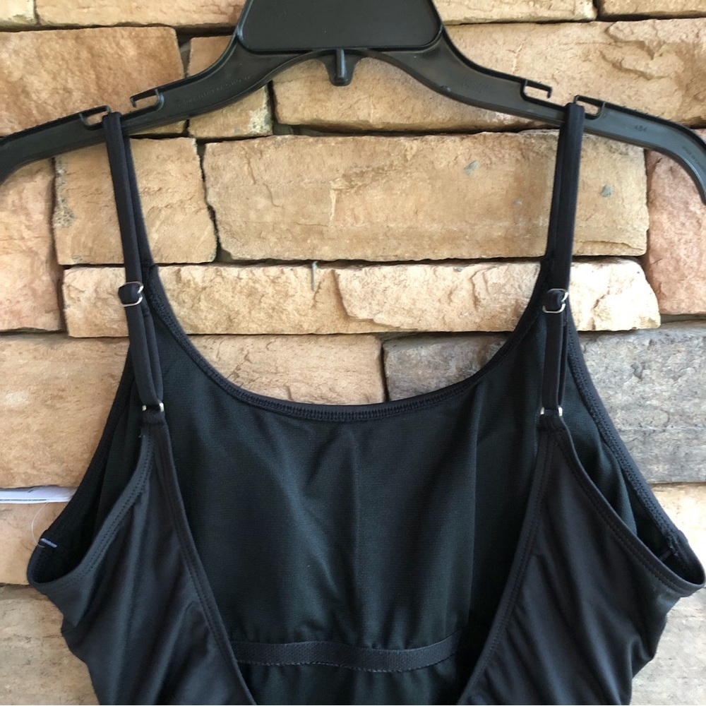 Hurley black white logo one piece side cinch swimsuit NWT Women S, M, XL - Picture 8 of 13